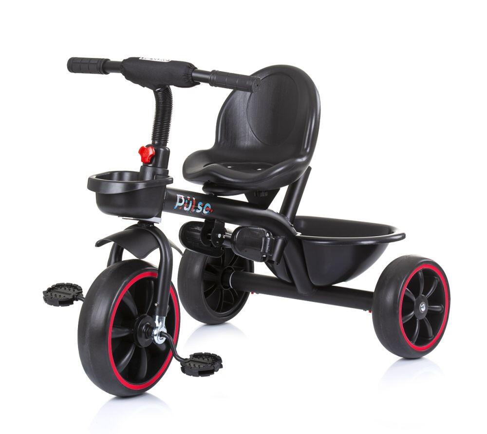 Infantil Paseo Triciclo evolutivo 2 en 1 empuje parental PULSE Cherry 4/4