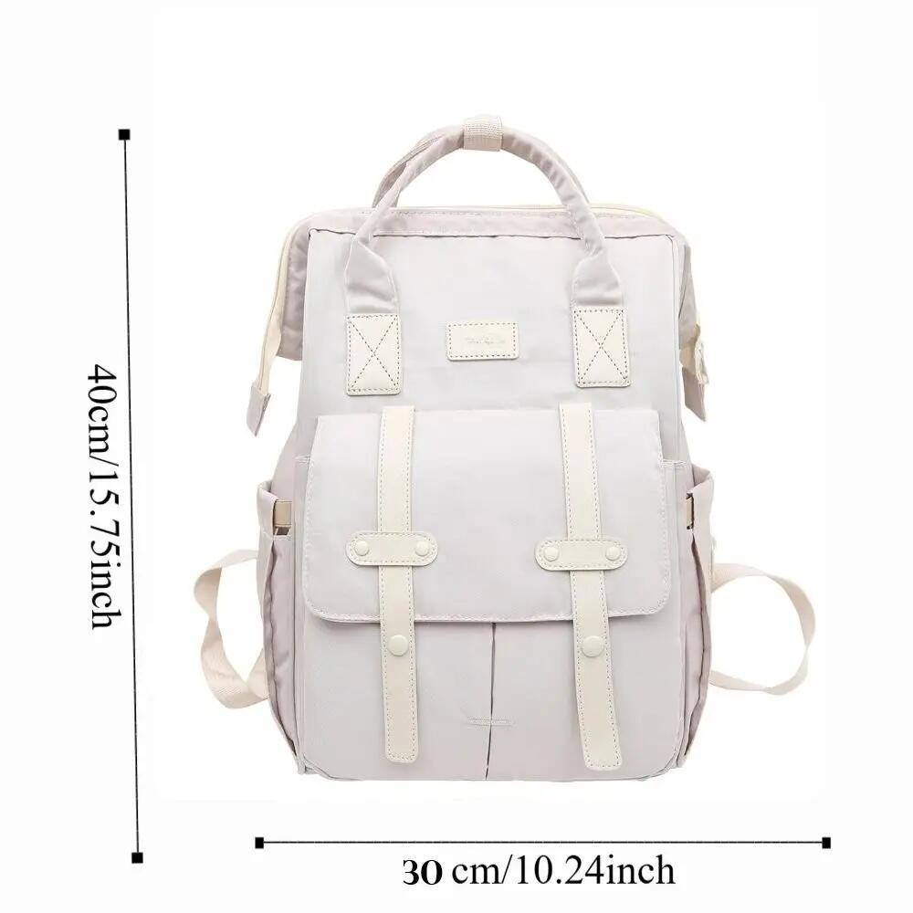 Rucsac multifunctional pentru scutece bebelusi, buzunare multiple, 40x30x15 cm 4/7