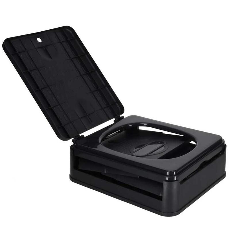 Toaleta portabila pentru camping, pliabila, 20L, 12 saci, 29x33.5x31 cm