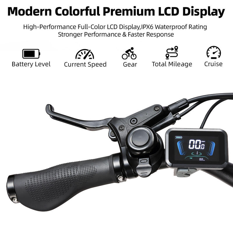Bicicletă electrică TTGO C5 Commuter, baterie de 648 Wh