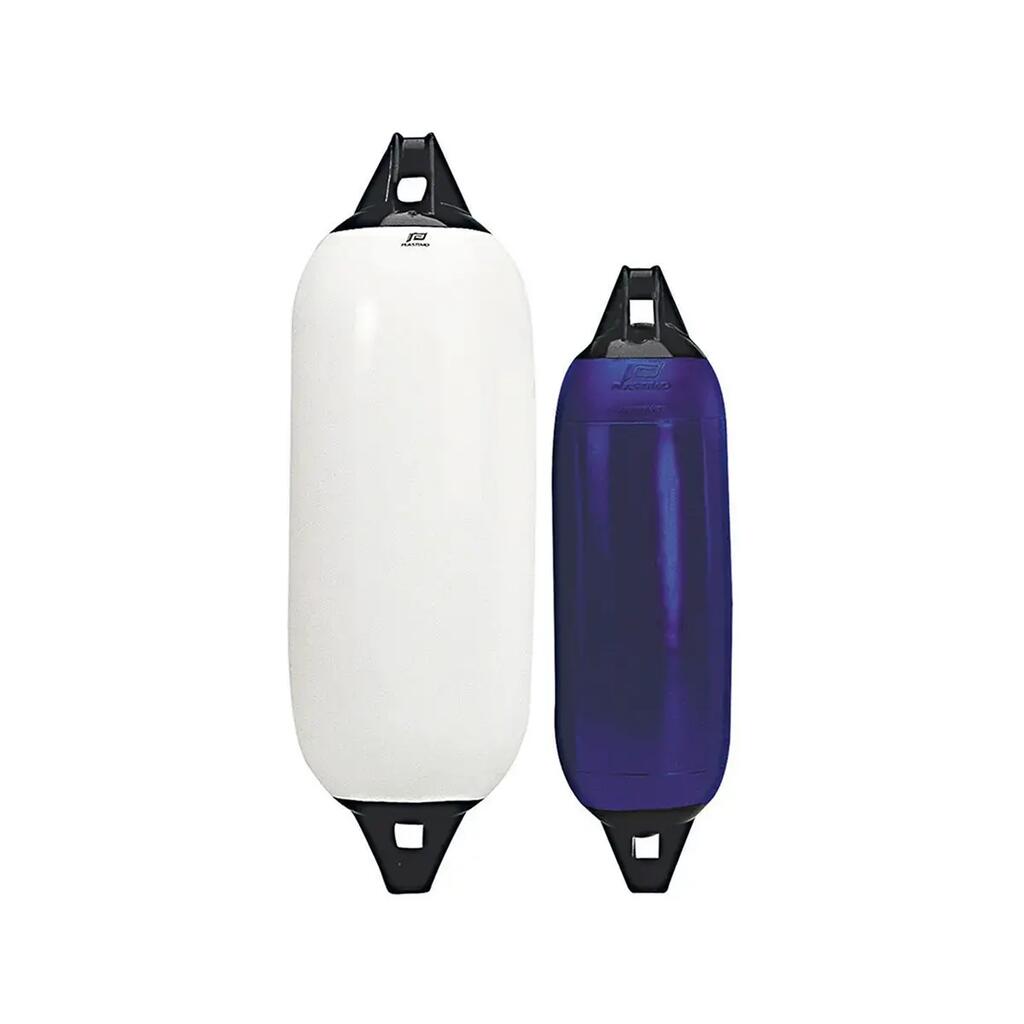 Long fender, white/black, 21x64cm