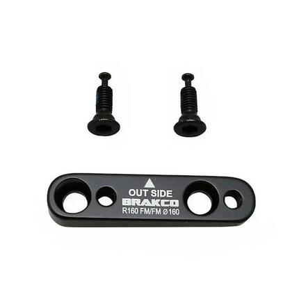 Adaptateur frein à disque route - etrier flat mount sur cadre Brakco Flat Mount