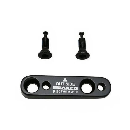 Adaptateur frein à disque route - etrier flat mount sur cadre Brakco Flat Mount