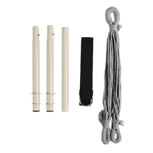 Scaun suspendat tip hamac 2 in 1, max 150 kg, bumbac 320 g/mp, 220x100x115 cm