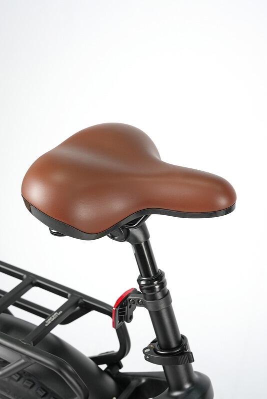 Bicicleta híbrida elétrica F8 deslocamento longa autonomia preto 5/7