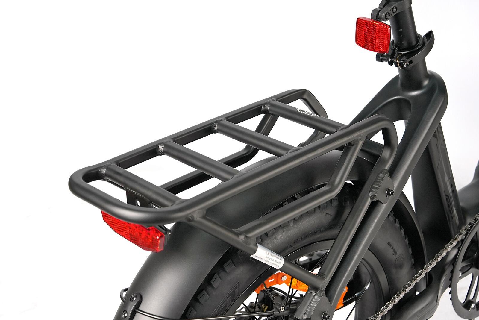 Bicicleta híbrida elétrica F8 deslocamento longa autonomia preto 4/7