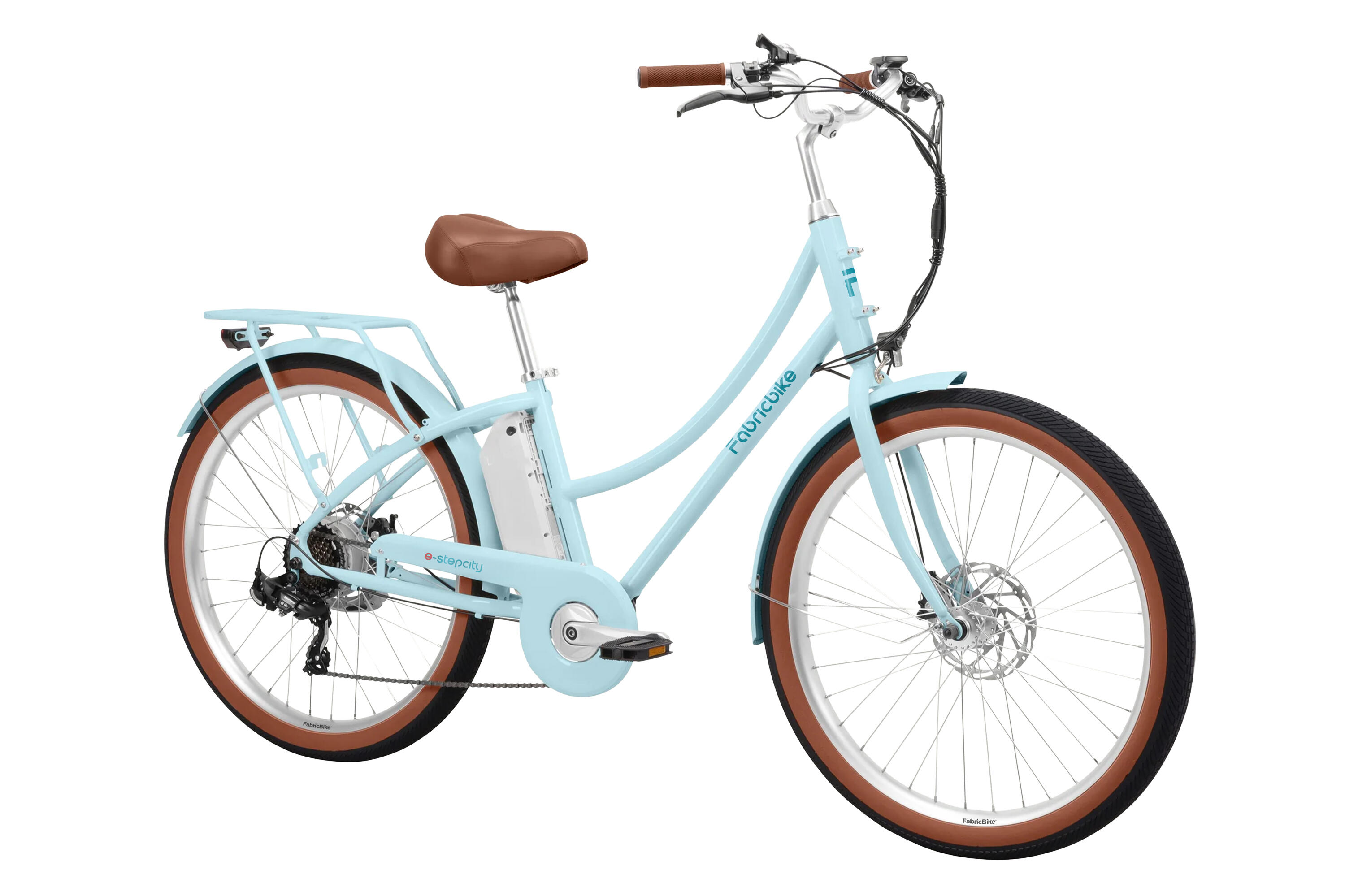 E-Stepcity Vélo Électrique – 250W, 36V, 60 km, Shimano 7V. Blue 2/4