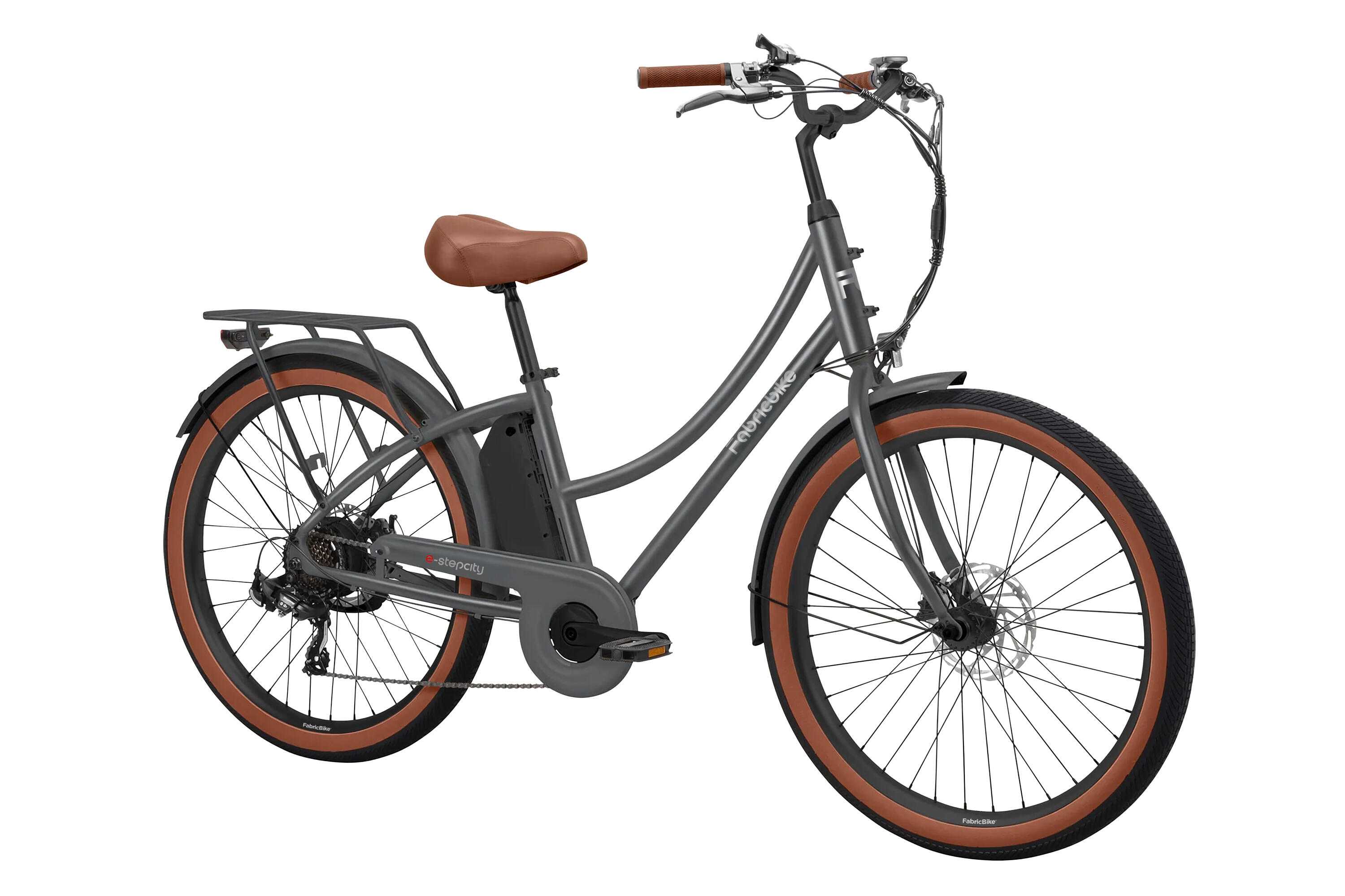 E-Stepcity Vélo Électrique - 250W, 36V, 60 km, Shimano 7V. Graphite 2/4