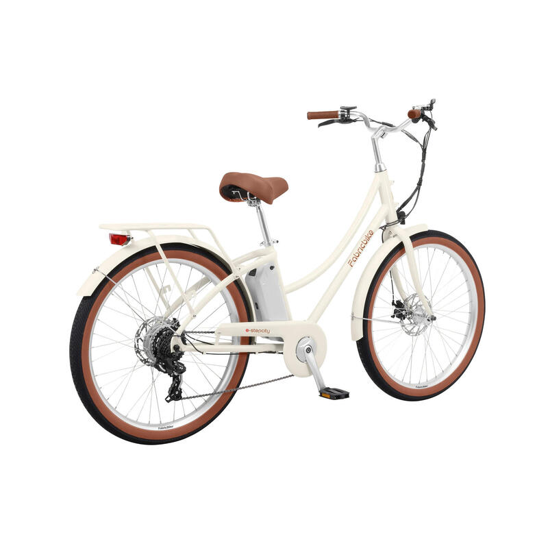 E-Stepcity Bicicletă Electrică – 250W, 36V, 60 km, Shimano 7V. Sand Plus