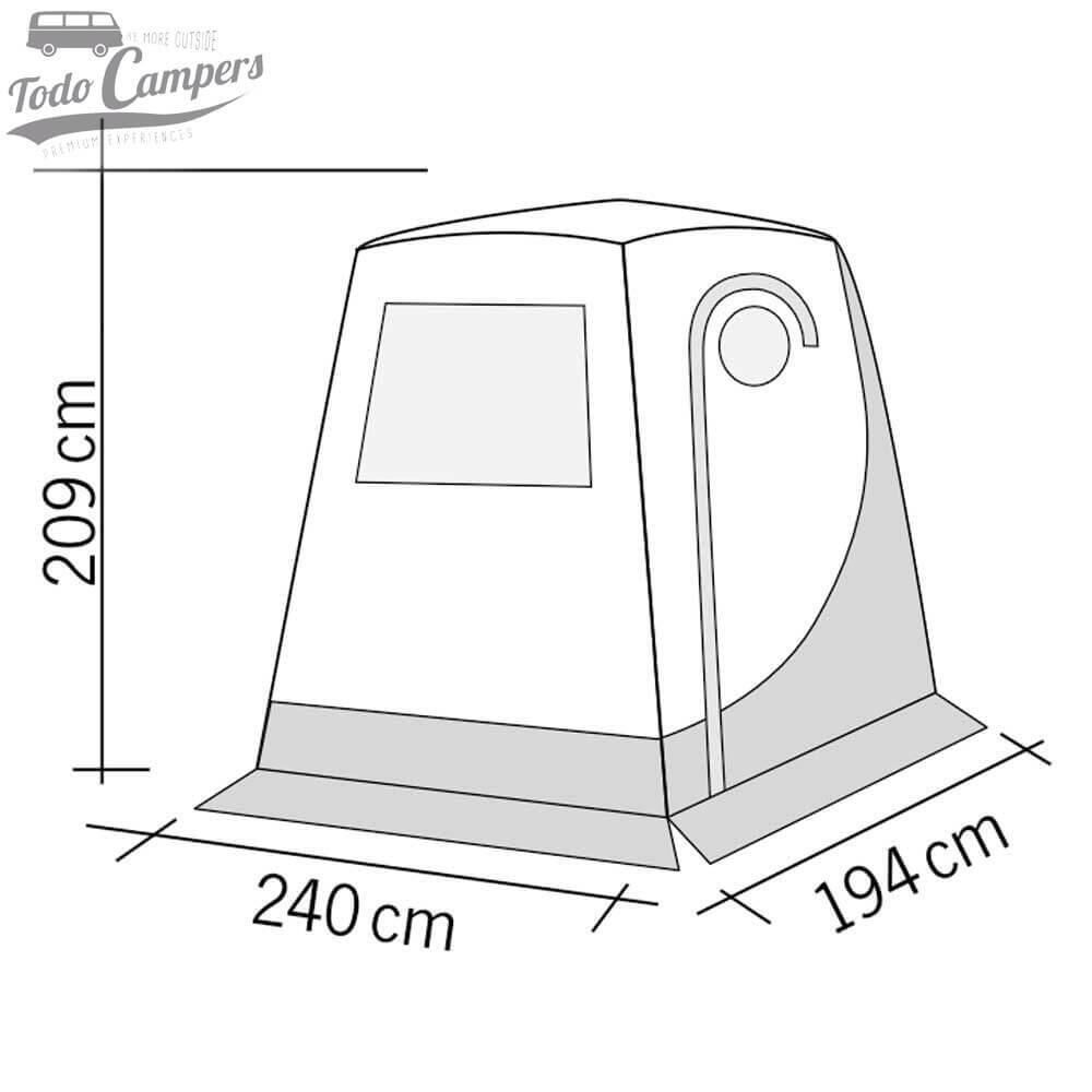 Cabina avancé de portón trasero Premium para Volkswagen Caddy y Ford Connect 5/7