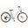 E-Stepcity Bicicletă Electrică – 250W, 36V, 60 km, Shimano 7V. Blue