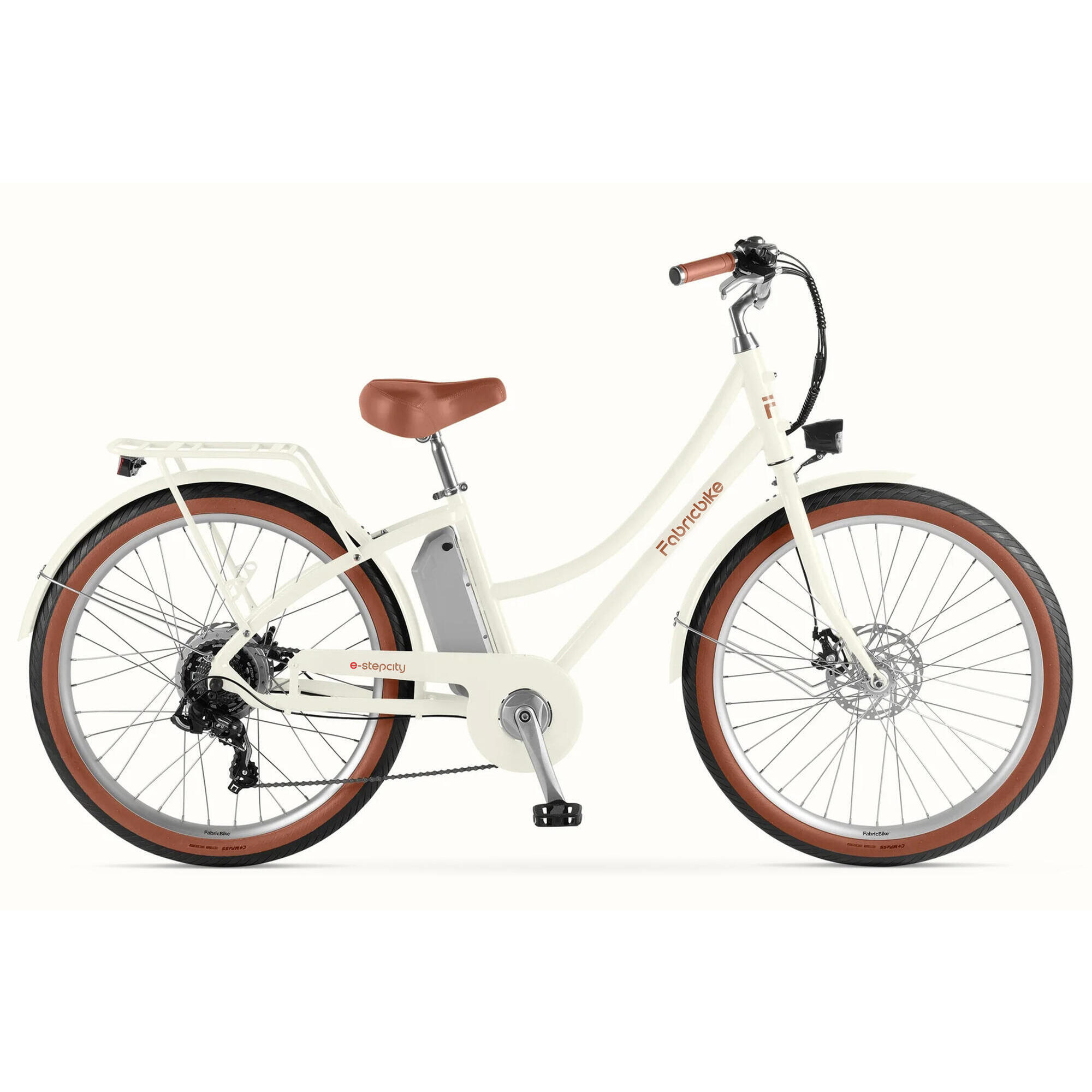 FABRICBIKE E-Stepcity Elektrické Městské Kolo 250W, 36V, 60 km. Light Sand