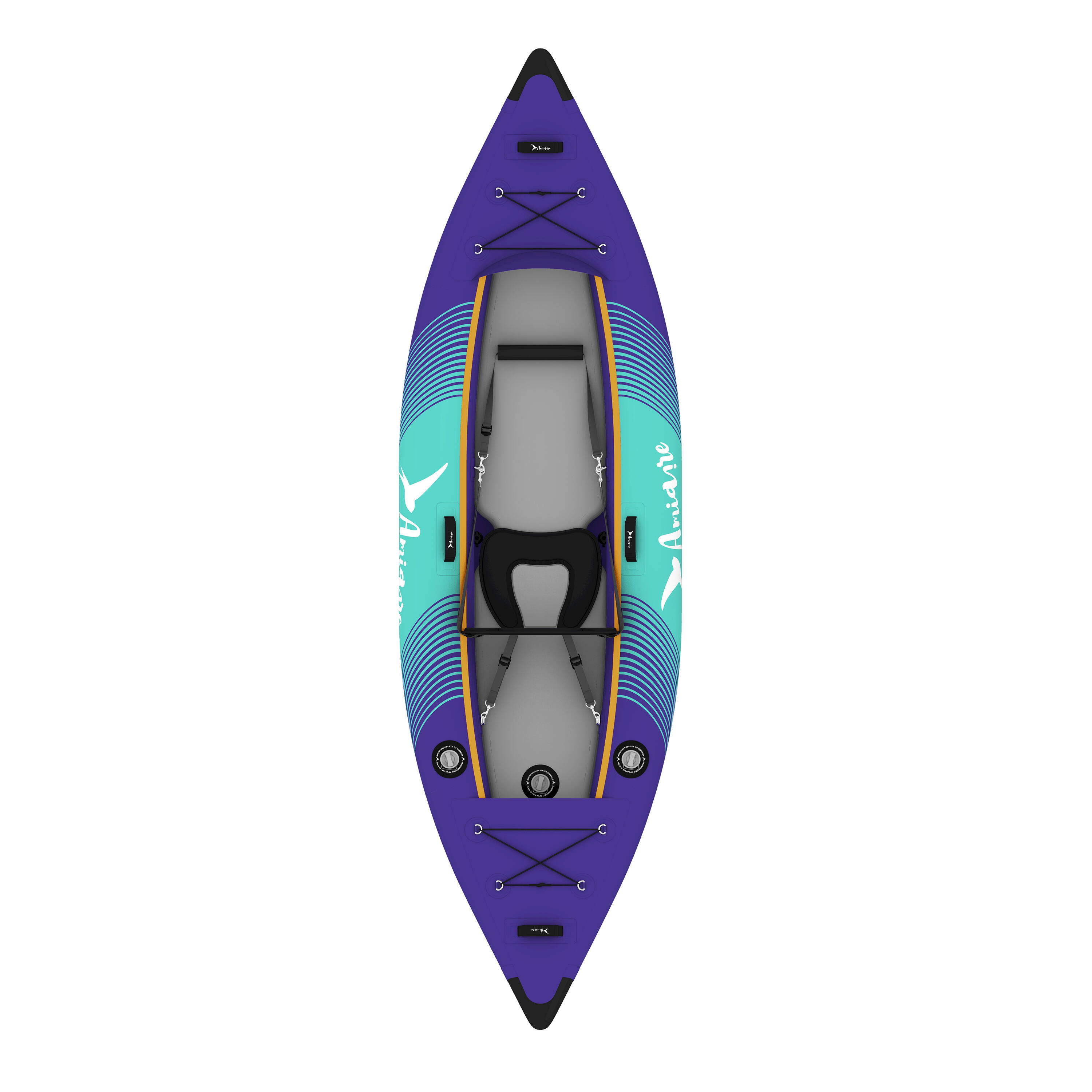 Kayak Hinchable Invidividual Aqua Amiaire - Drop Stitch 320 cm – Pack Completo 5/7