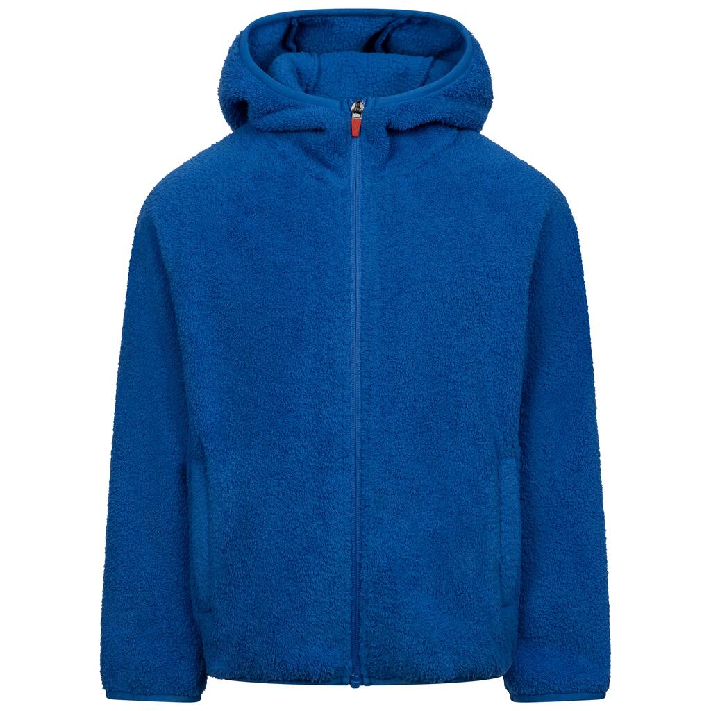 Unisex Kids Grown On Hood Binding Fleece Top - Minally