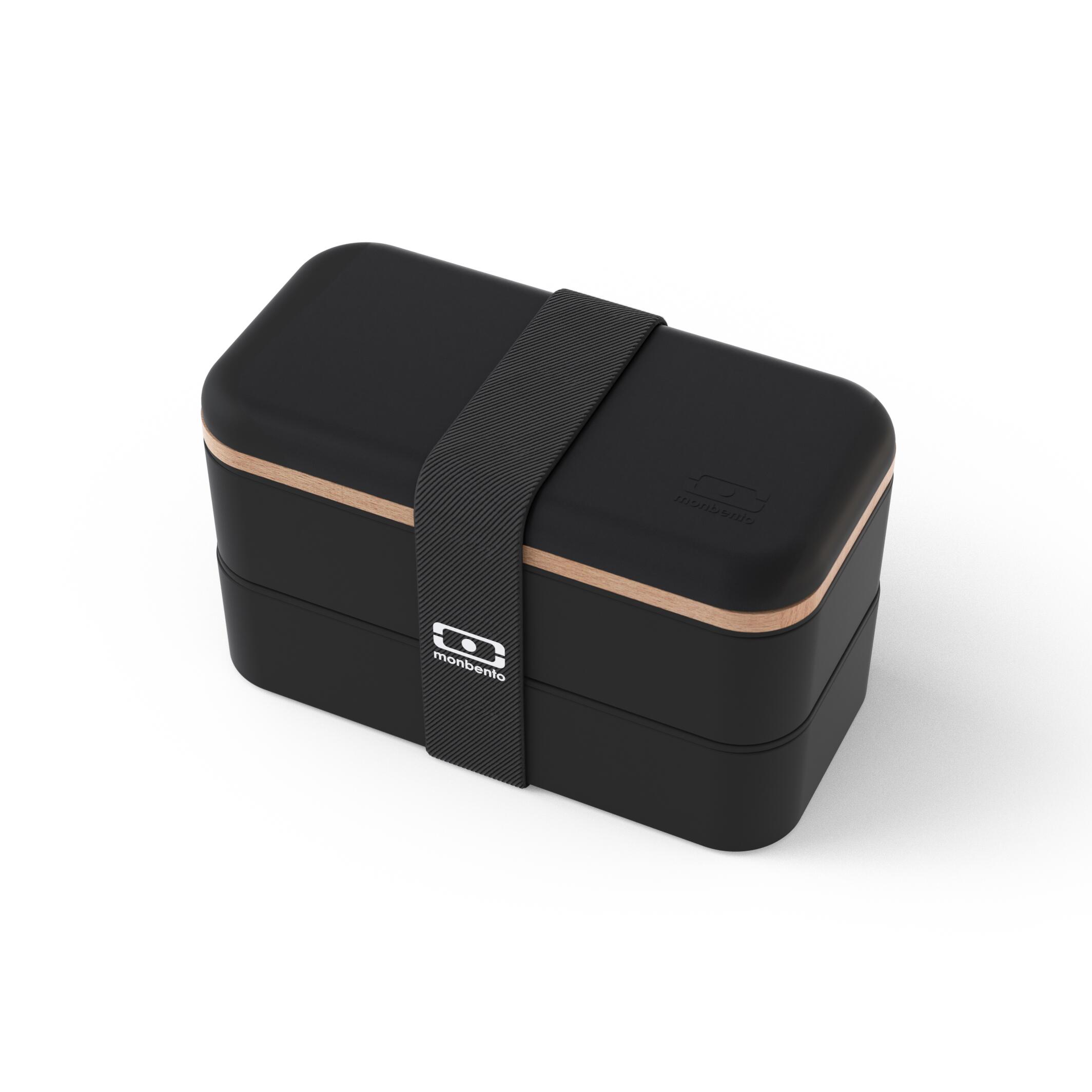 Set boite repas 2x500ml-1L Noir + planche à découper|Adulte|Bureau, pique-nique 3/6