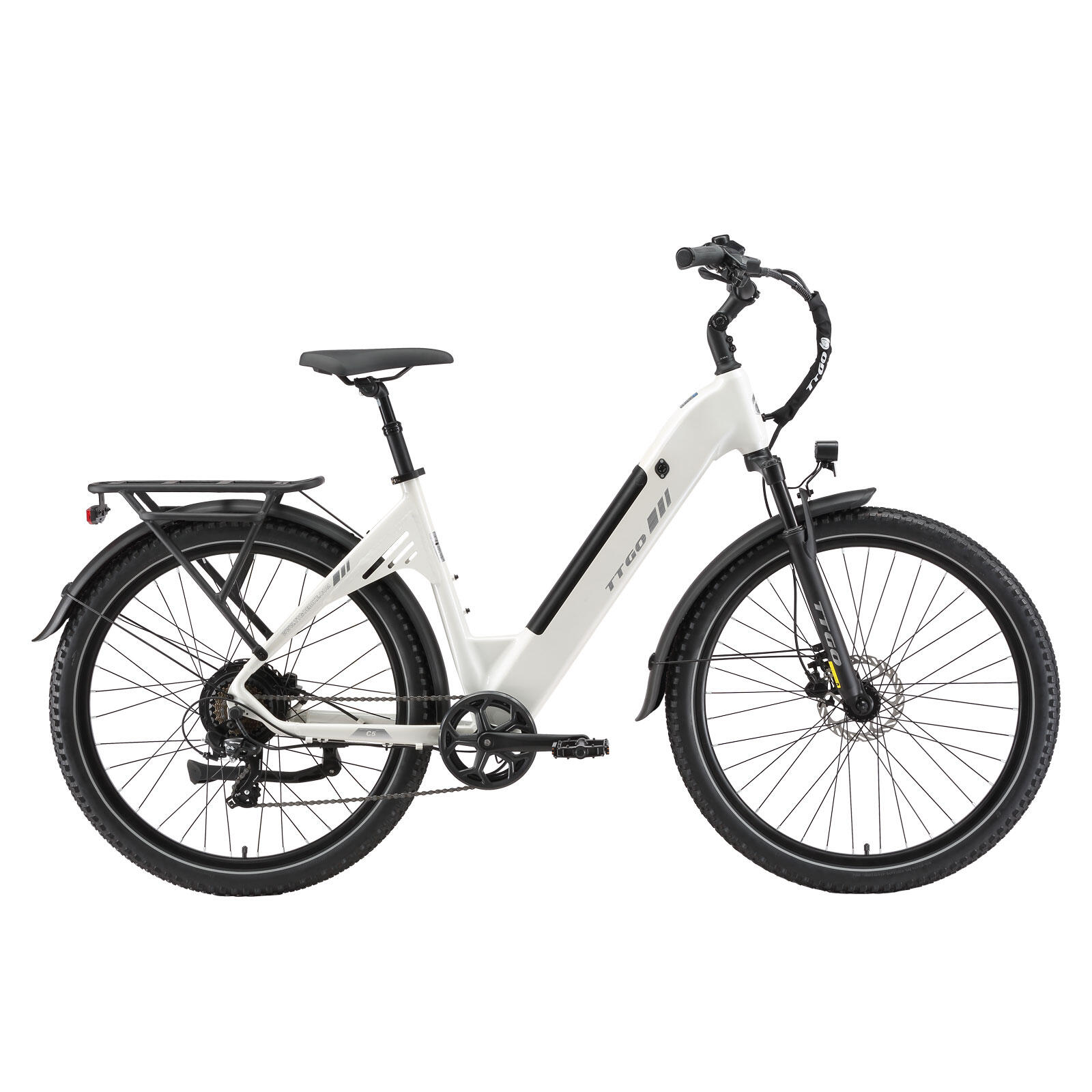 Bicicletă electrică urbană pentru adulți TTGO C5 motor 250W baterie 48V 13.5Ah