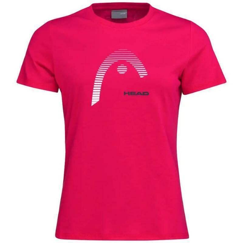 Camiseta de manga corta para mujer Head Club lara en color rosa 3/5