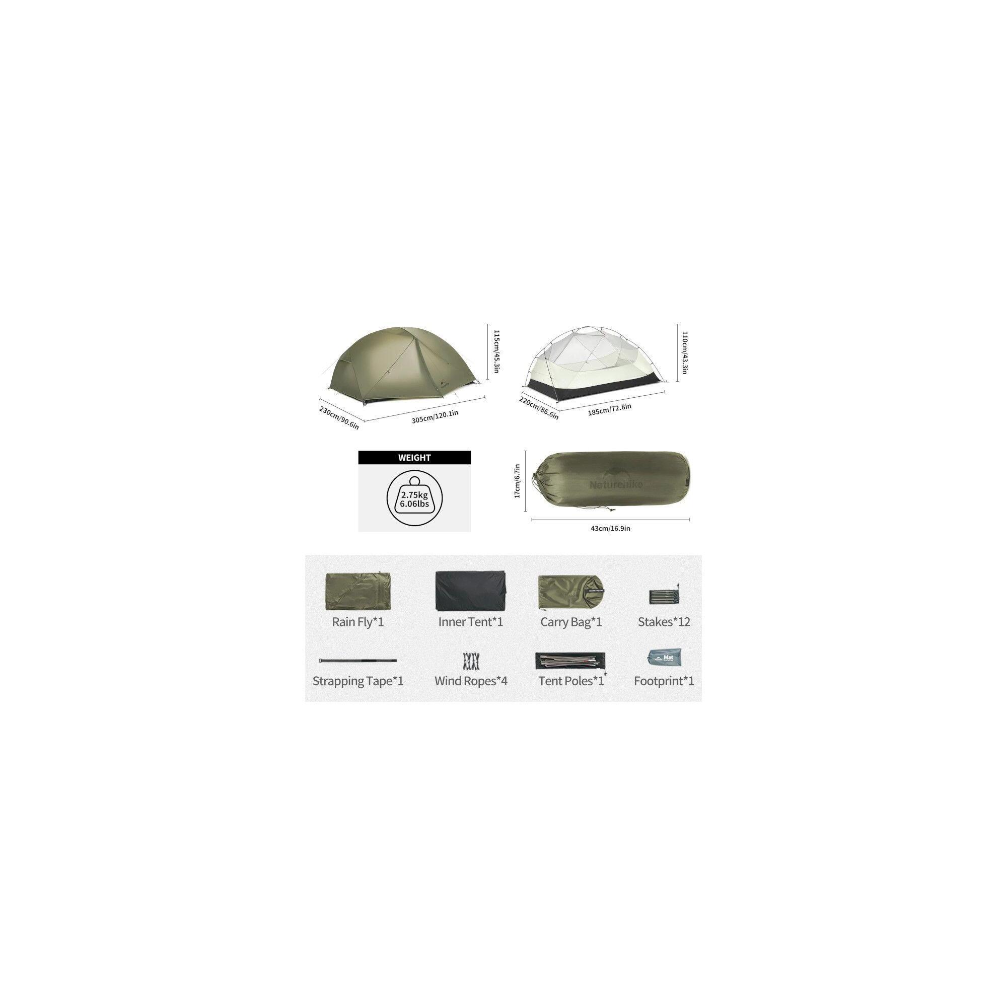 Namiot Mongar Pro 3 20D CNK2550WS037