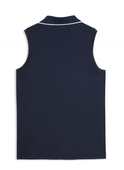 Polo da golf da donna Puma Cloudspun Ess SL, blu navy 2/2