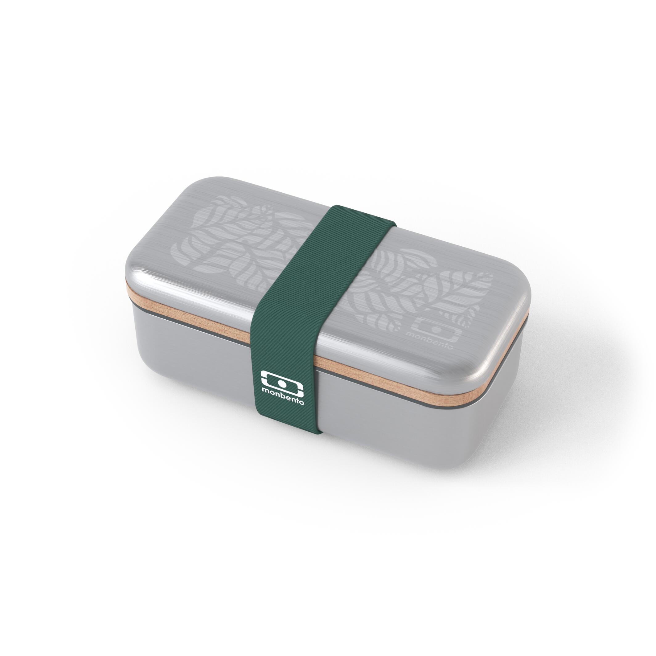 Set boite repas métal 700ml Jungle + planche découper|Adulte|Bureau, pique-nique 3/6