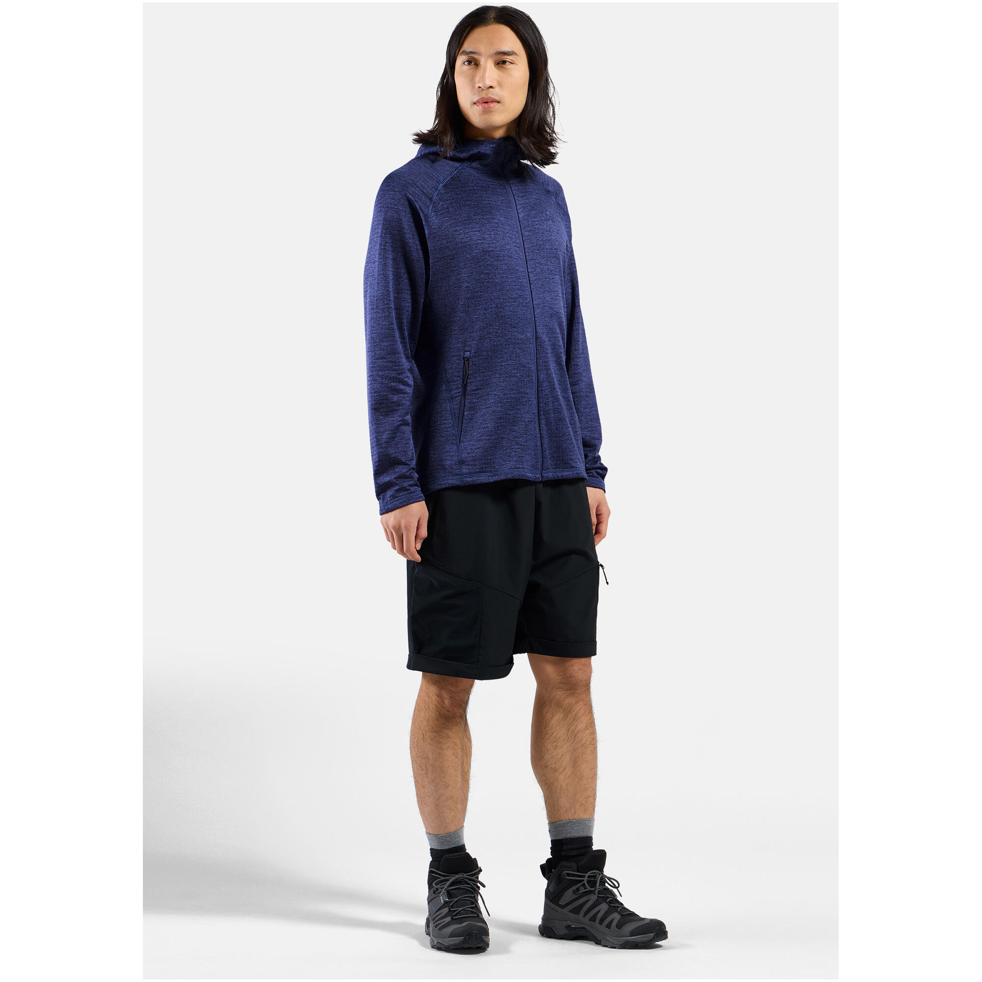 Bluza męska Odlo TENCIA Mid layer hoody full zip 3/7