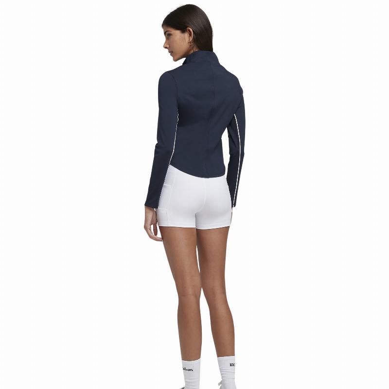 Moletom Feminino Wilson Brentwood Azul Marinho 3/5