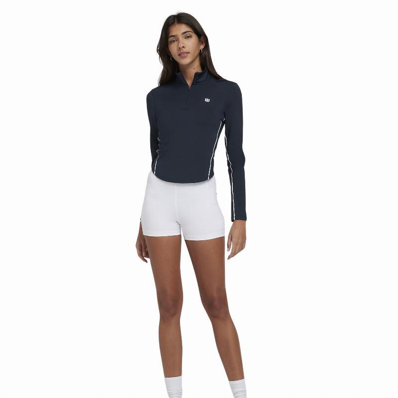 Moletom Feminino Wilson Brentwood Azul Marinho 4/5