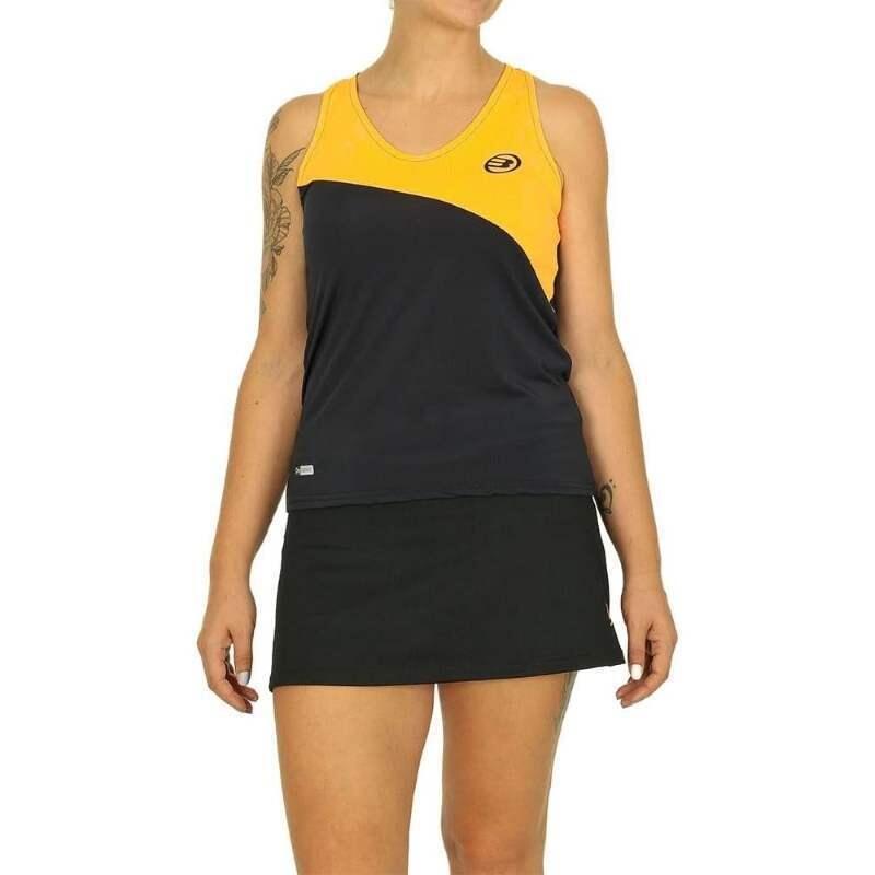 T-SHIRT BULLPADEL BPCM-PN06 DONNA - COLORE : NERO 3/5