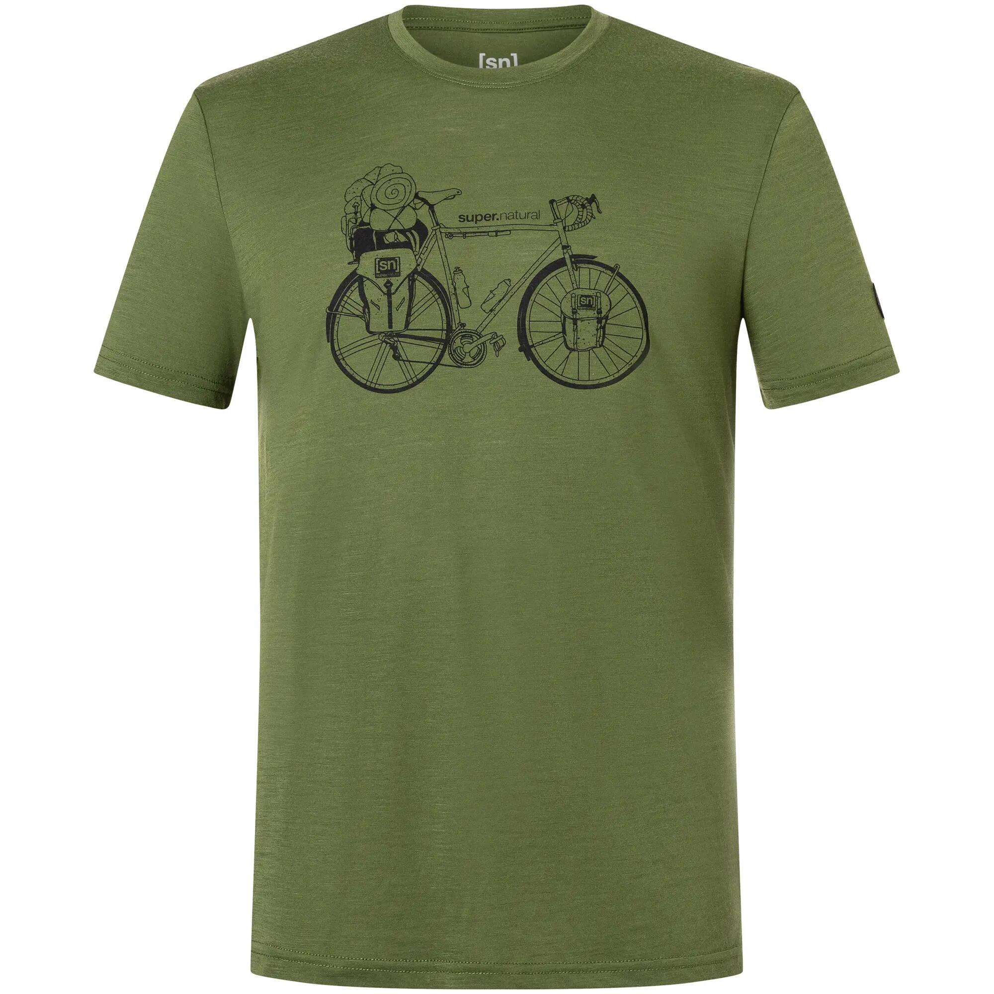 Koszulka męska SUPER.NATURAL M WANDER WHEEL TEE 5/7