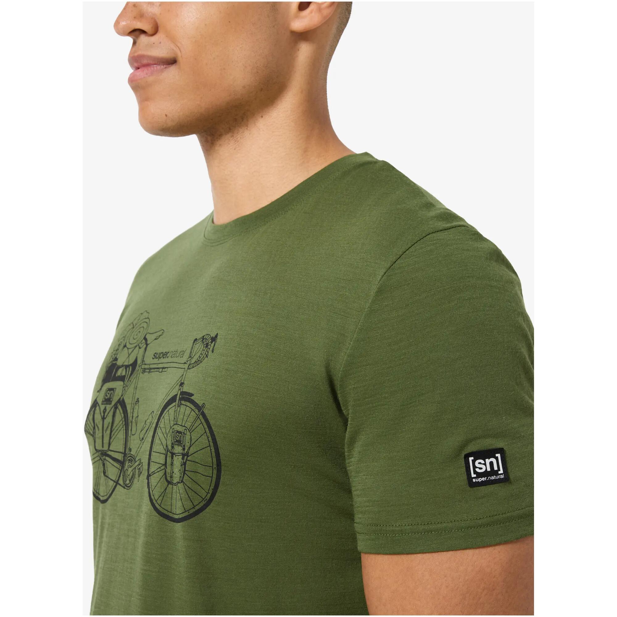 Koszulka męska SUPER.NATURAL M WANDER WHEEL TEE 4/7