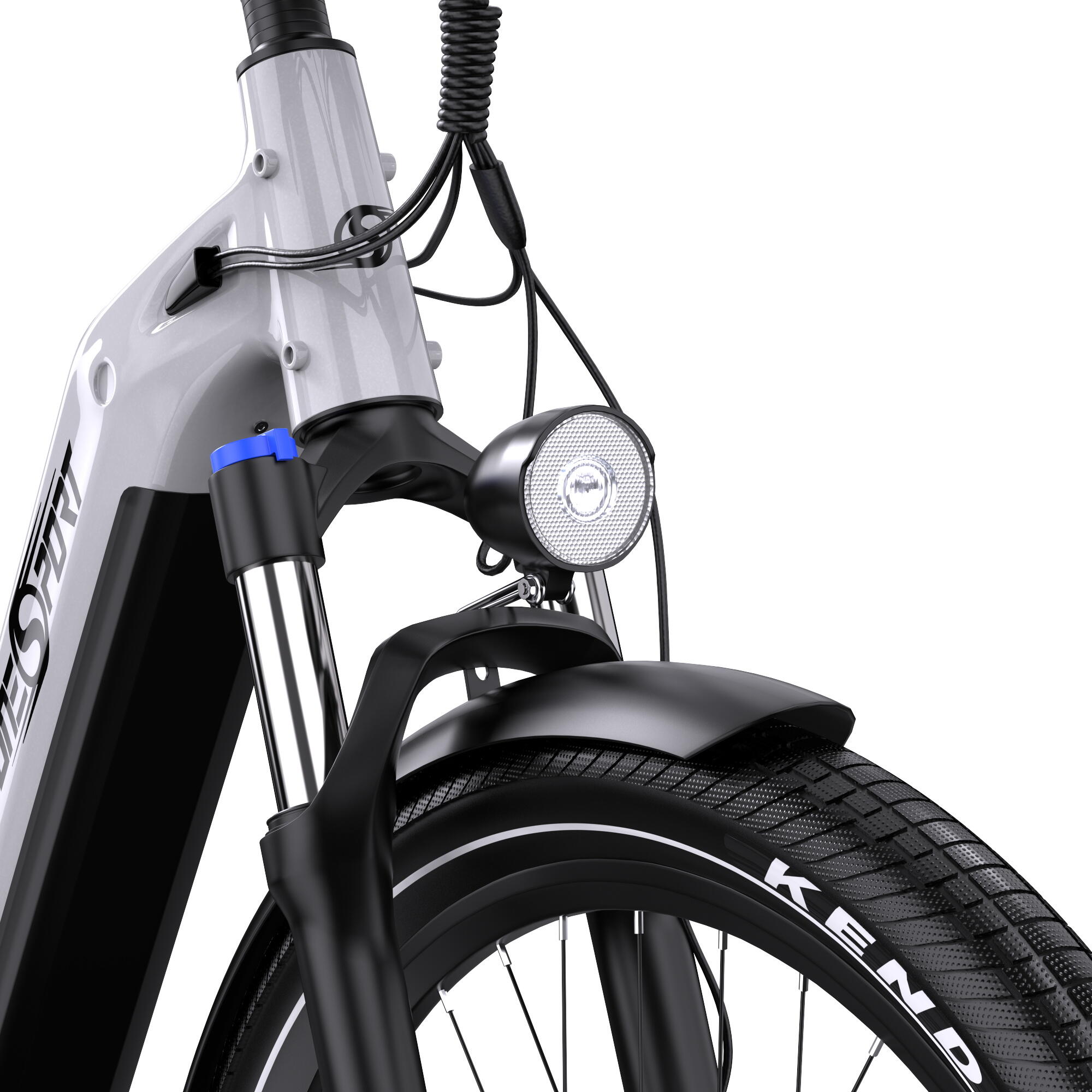 ONESPORT E-Bike 27,5 Zoll 250W 18,2Ah Shimano 7-Gang Reichweite 120 km 3/6