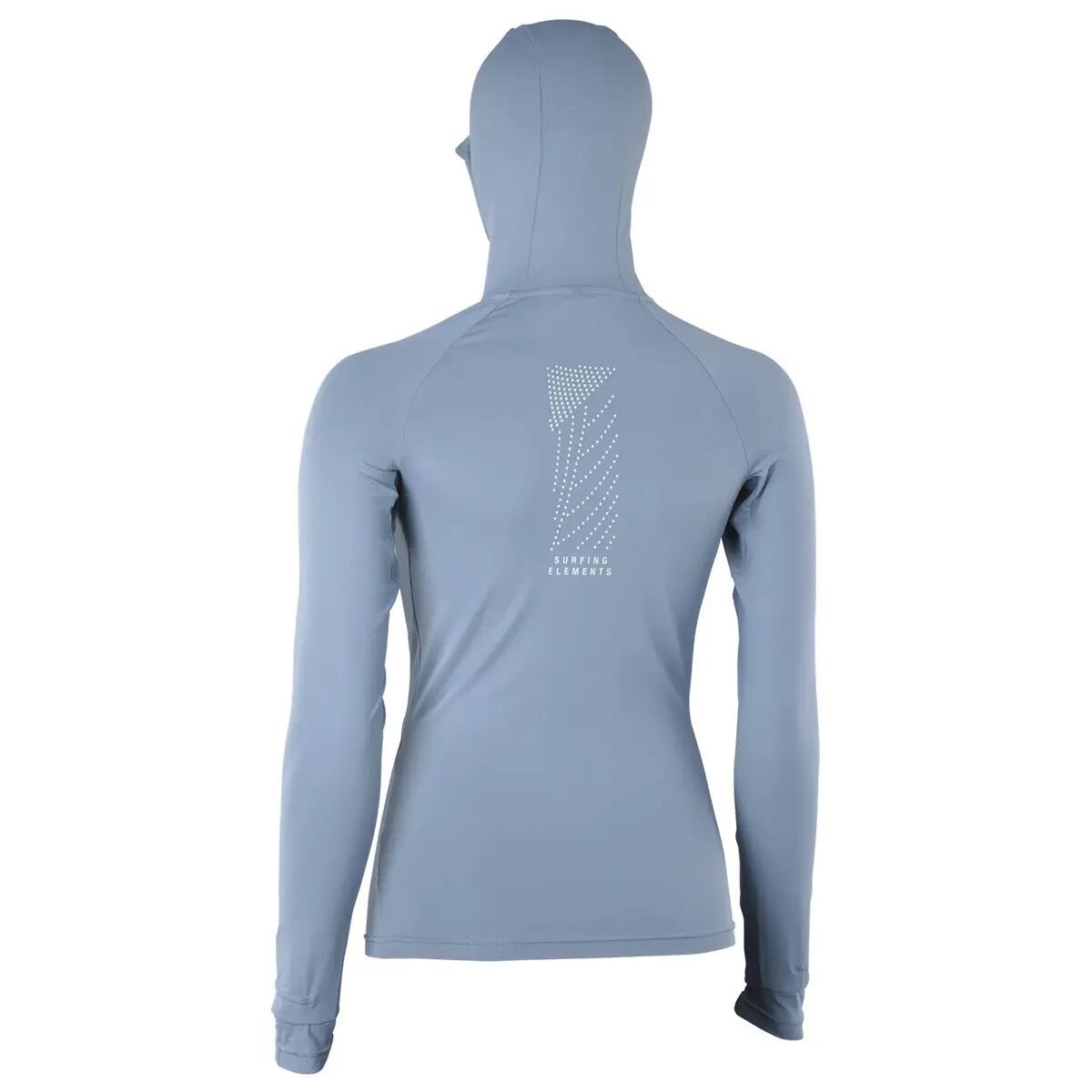 Koszulka lycra ION Rashguard Sun Pro LS Women Siler-Green 2026 3/7
