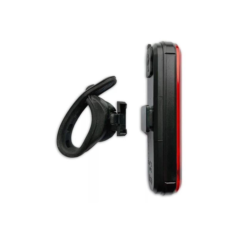 Lumină spate roșie pentru bicicletă, 100 lumeni, reîncărcabilă prin USB, cu LED