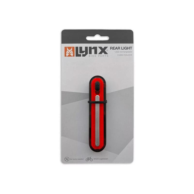 Lumină spate roșie pentru bicicletă, 100 lumeni, reîncărcabilă prin USB, cu LED