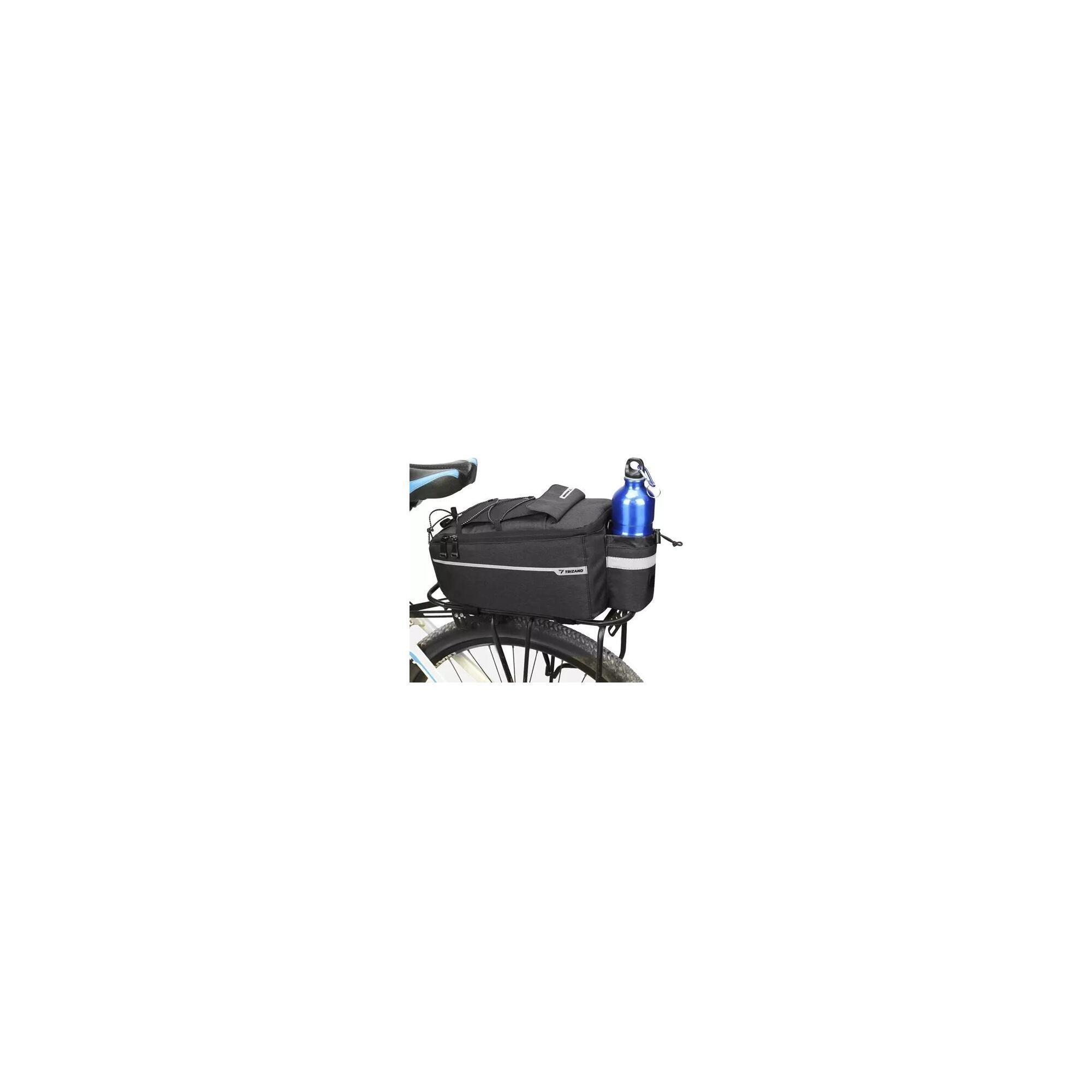 Geanta termica bicicleta, 9 L, suport sticla, curea umar detasabila, 40x16x 7 cm