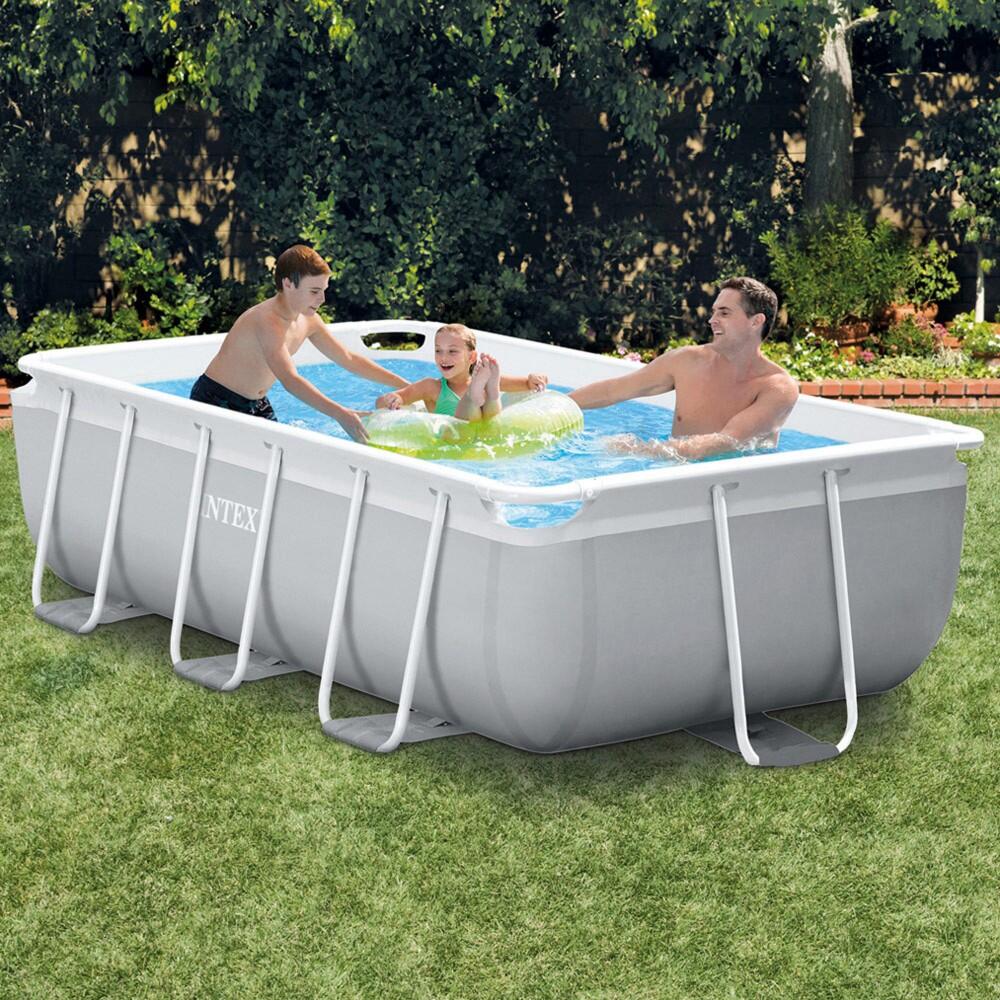 Piscina rectangular prisma frame Intex 300x175x80 cm com bomba 2/5