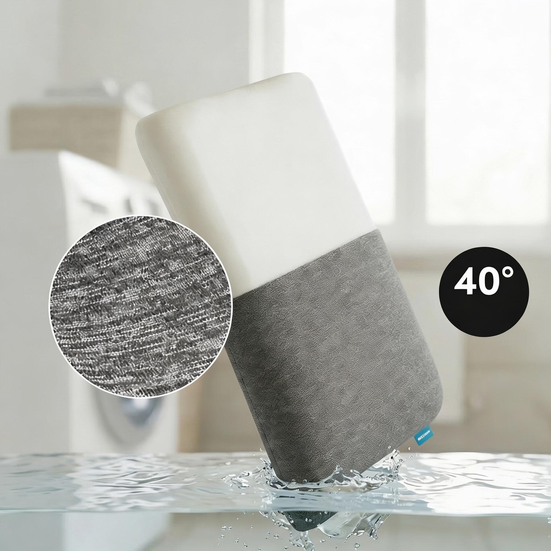 Ergonomisches Reisekissen Memory Foam 50x30x10 cm – kompakt & waschbar 4/7