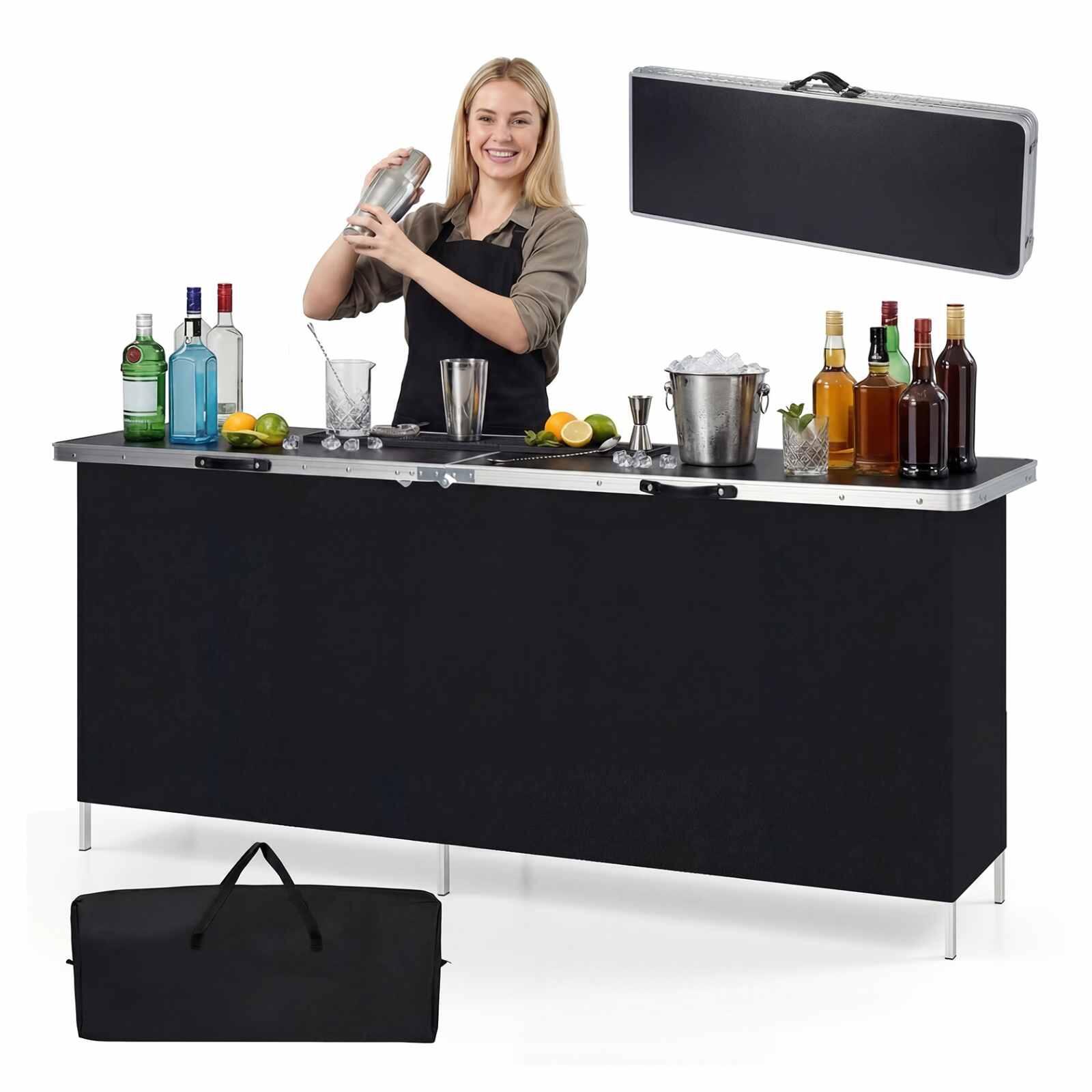 206cm Folding Large Camping Table Aluminum Picnic Party BBQ Outdoor Table