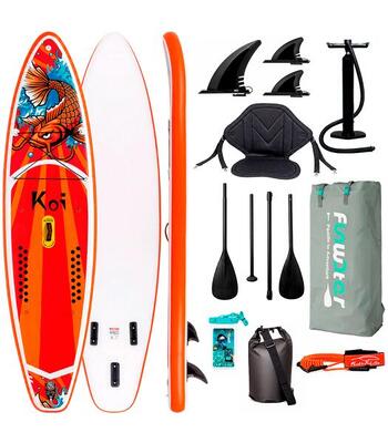 Opblaasbaar sup board koi 11'6" complete set – paddle board 350x84x15 cm