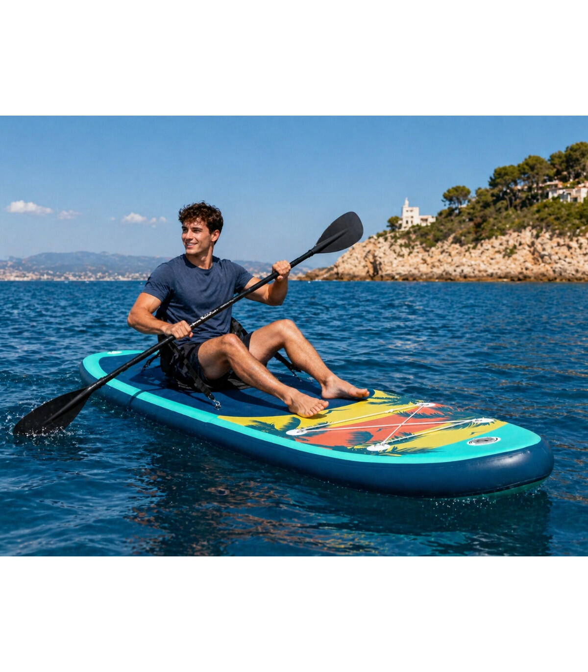 Stand up paddle gonflable OASIS 11' pack complet – SUP 335x82x15 cm 3/7