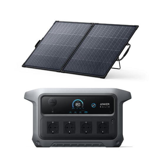 Kit Powerstation Anker C2000 Gen 2 mit Bifaziales Solarpanel 200 W (0% MwSt)