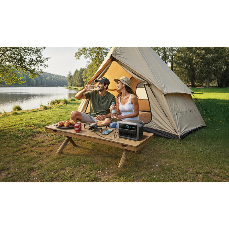 Kit stație de alimentare Anker SOLIX C2000 Gen 2 cu panou solar bifacial 200 W