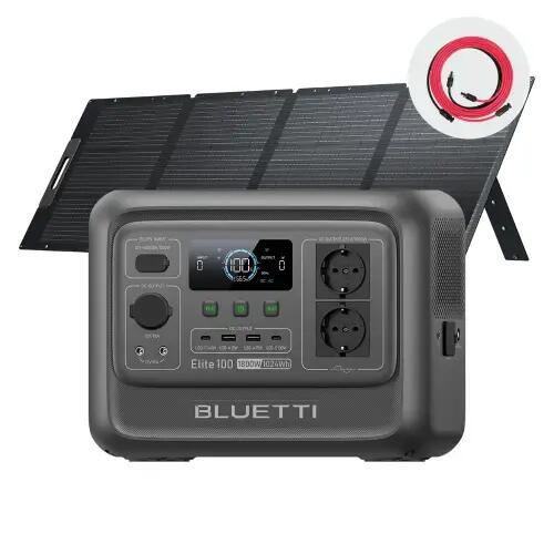 Преносим генератор Elite 100 V2 +200W, 1024Wh мобилна енергия за къмпинг