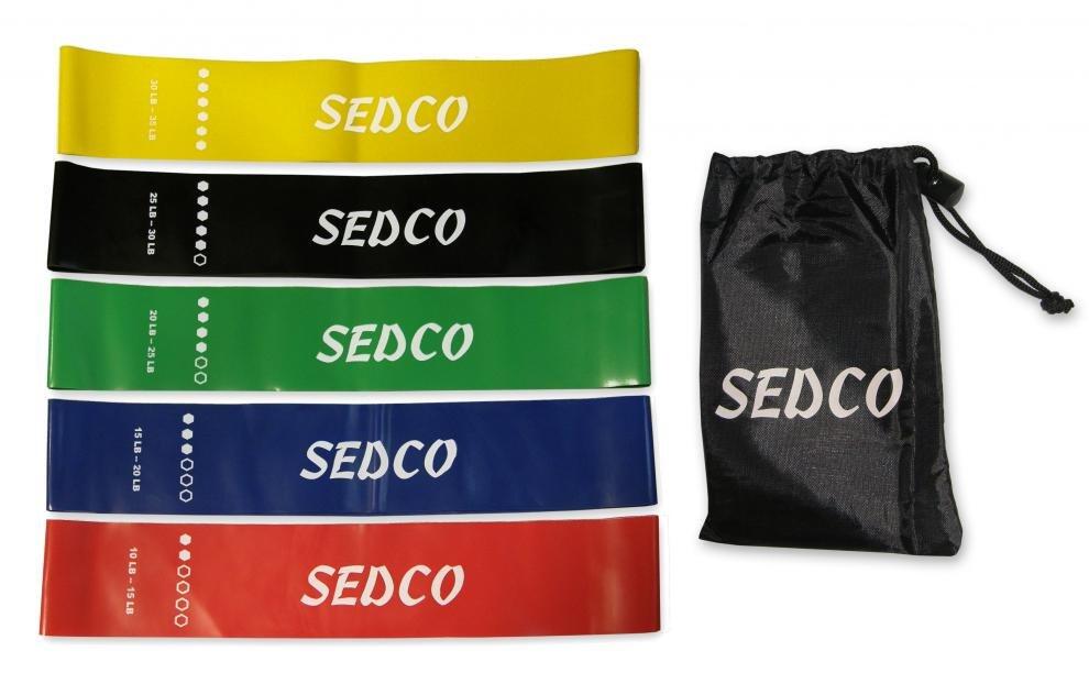 SEDCO Odporová guma fitness SET 5ks 5, úrovní