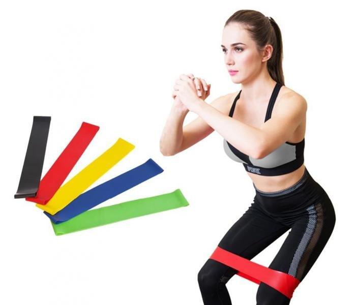 Odporová guma fitness Sedco SET 5ks 5, úrovní 3/3