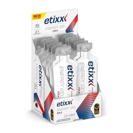 Etixx Energy Gel + Caffeine Kers 12x40ml