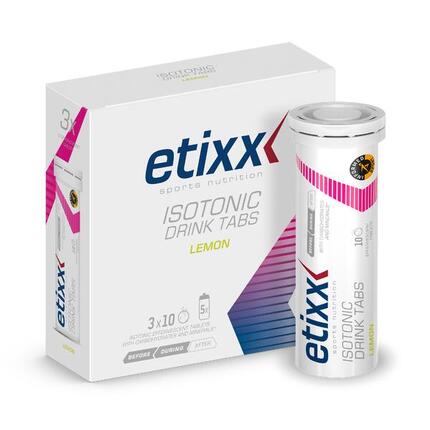 Etixx Isotonic Drink Tabs Citron 3x10 Comprimés Effervescents