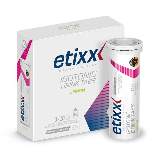 Etixx Isotonic Drink Tabs Citron 3x10 Comprimés Effervescents