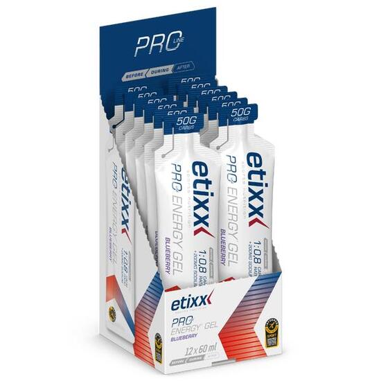 Etixx PRO LINE Energy Gel Myrtille 12x60ml