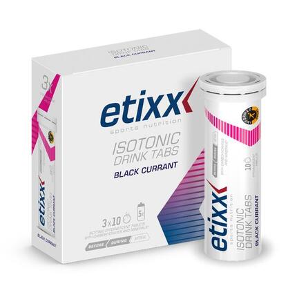 Etixx Isotonic Drink Tabs Zwarte Bes 3x10 Bruistabletten